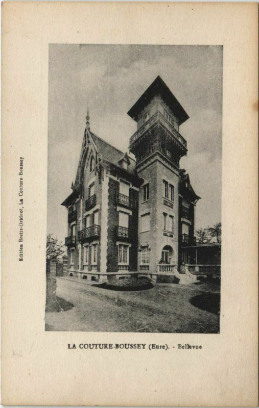 Carte postale ancienne La Couture-Boussey Bellevue à La Couture-Boussey