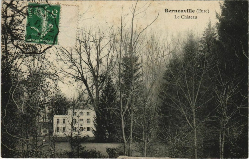 Carte postale ancienne Bernouville Le Chateau à Bernouville