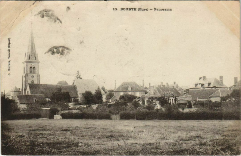 Carte postale ancienne Bourth Panorama à Bourth