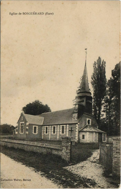 Carte postale ancienne Bosguerard-de-Marcouville Eglise
