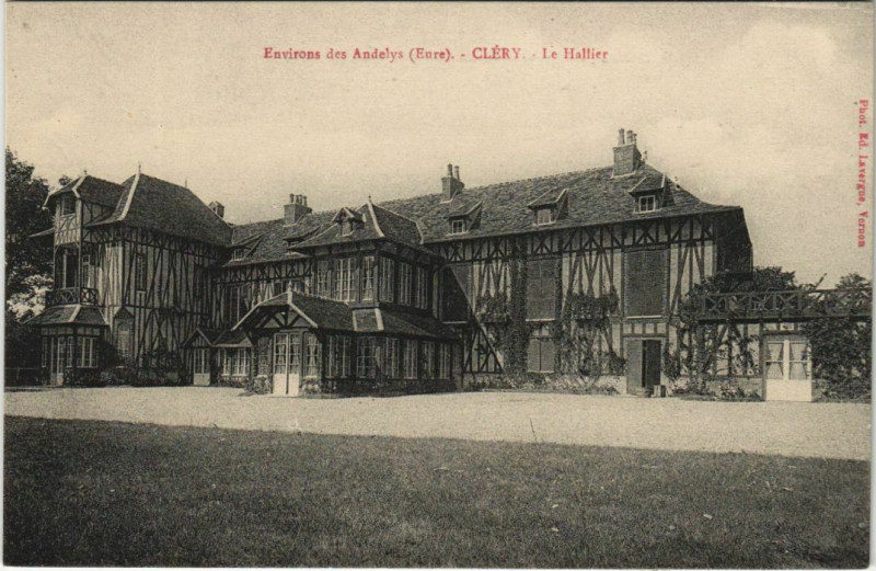 Carte postale ancienne Clery Le Hallier - Environs des Andelys