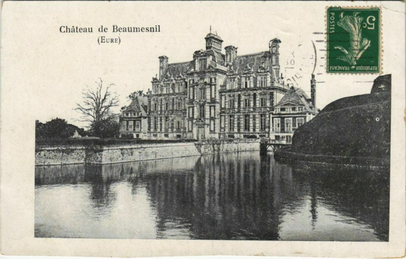 Carte postale ancienne Beaumesnil Chateau de Beaumesnil