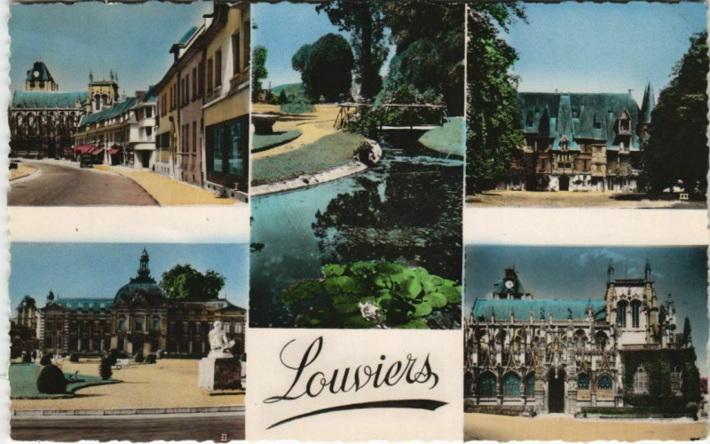 Carte postale ancienne Louviers Scenes à Louviers