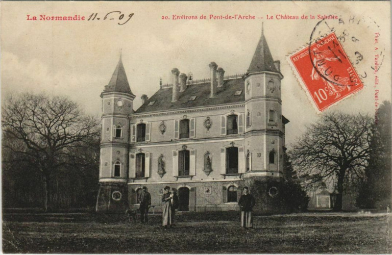 Carte postale ancienne Igoville Le Chateau de la Sahatte - Environs de Pont-de-l'Arche à Igoville