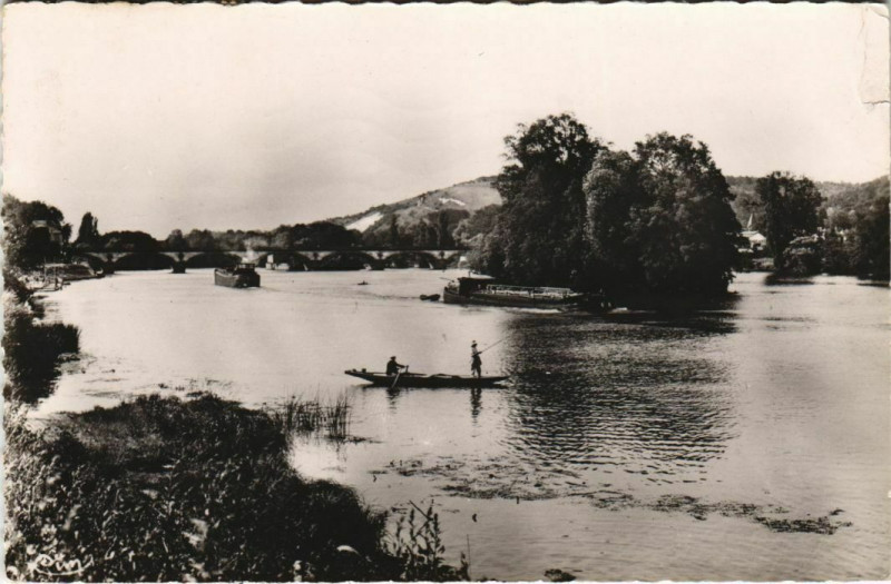 Carte postale ancienne Vernon L'Ile Corday à Vernon