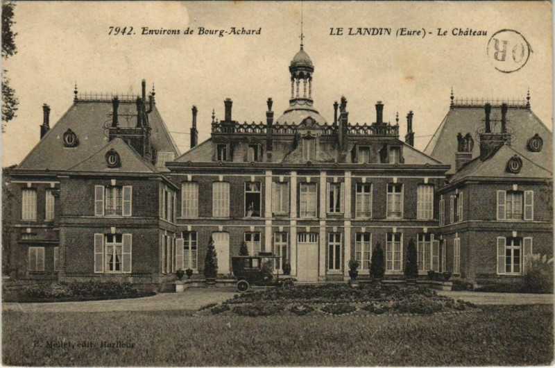 Carte postale ancienne Le Landin Le Chateau - Environs de Bourg-Achard à Bourg-Achard