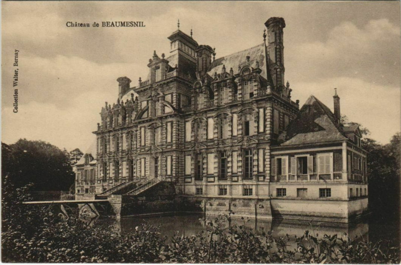 Carte postale ancienne Beaumesnil Chateau de Beaumesnil