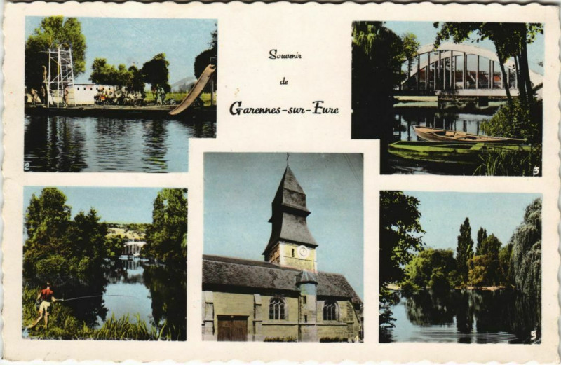 Carte postale ancienne Garennes-sur-Eure Scenes à Garennes-sur-Eure