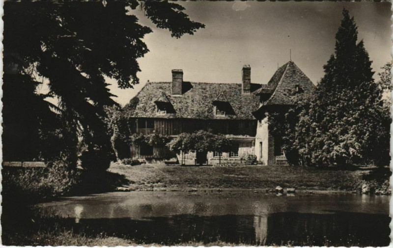 Carte postale ancienne Barville Thiberville ses Envrions - Le Manoir de Barville à Barville