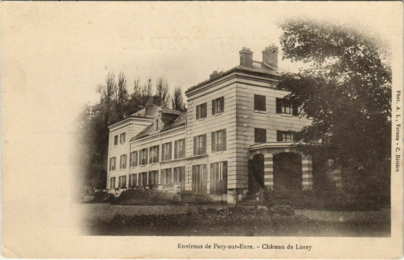 Carte postale ancienne Chateau de Lorey - Environs de Pacy-sur-Eure à Pacy-sur-Eure