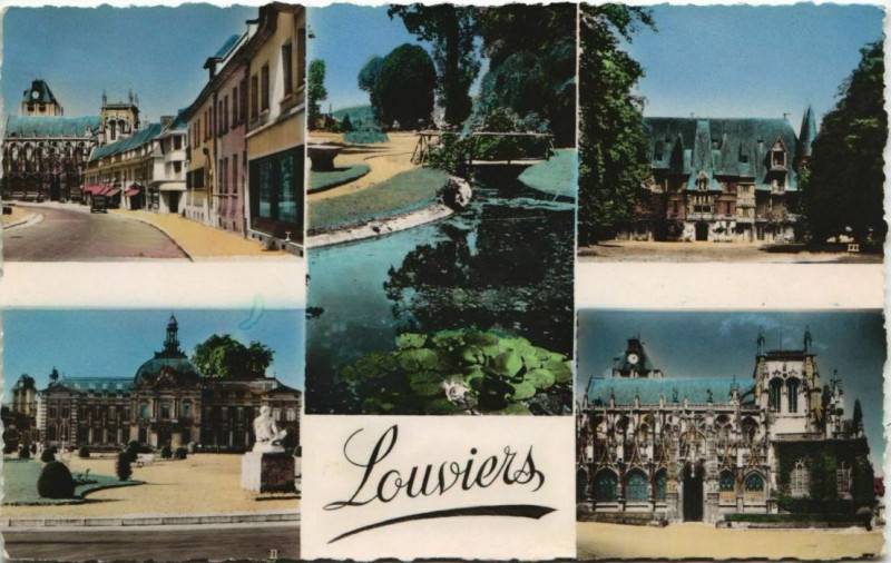 Carte postale ancienne Louviers Scenes à Louviers