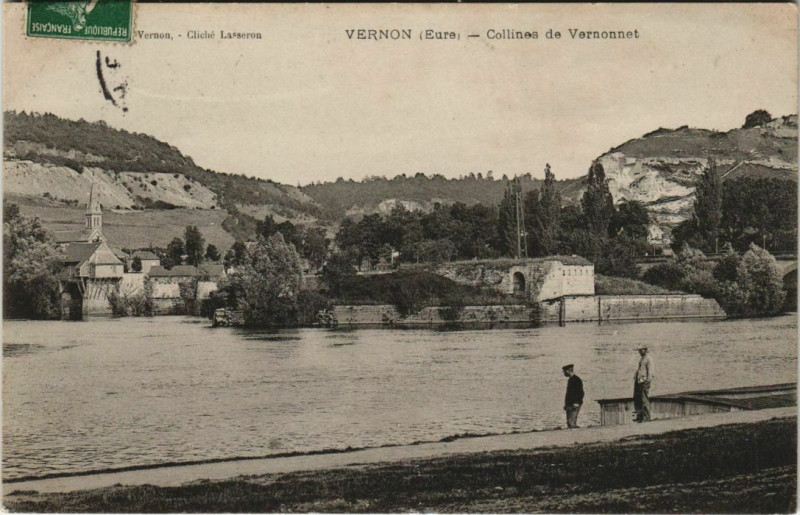 Carte postale ancienne Vernon Collines de Vernonnet à Vernon