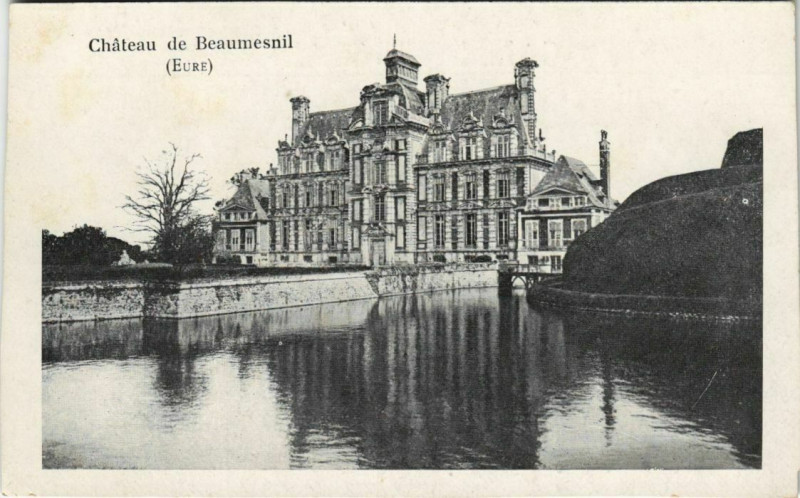 Carte postale ancienne Beaumesnil Chateau de Beaumesnil
