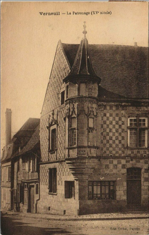 Carte postale ancienne Verneuil-sur-Avre Le Patronage