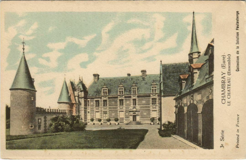 Carte postale ancienne Chambray Le Chateau - Ensemble à Bray