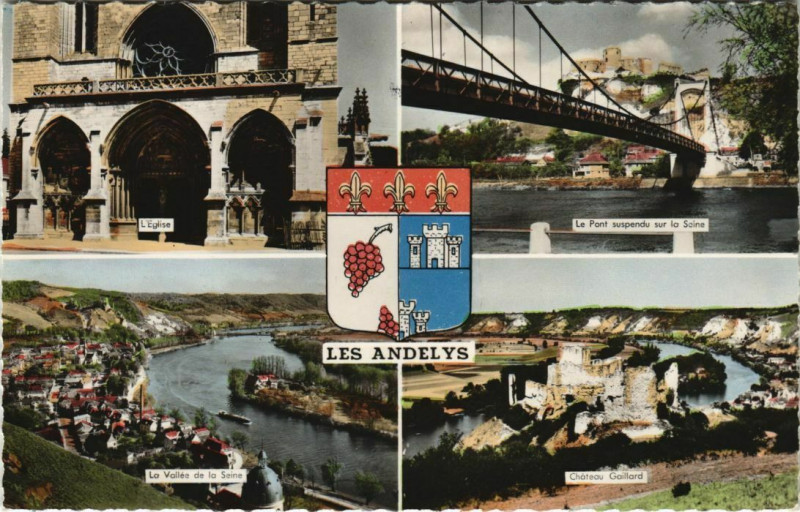 Carte postale ancienne Les Andelys Scenes aux Andelys