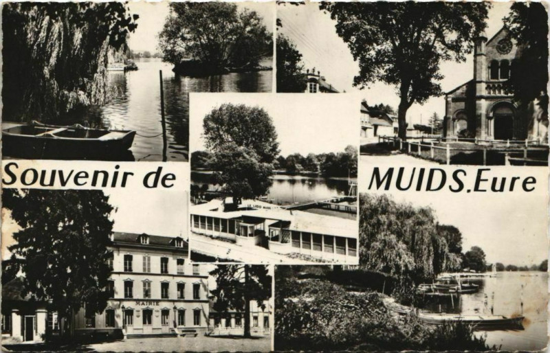 Carte postale ancienne Muids Scenes à Muids