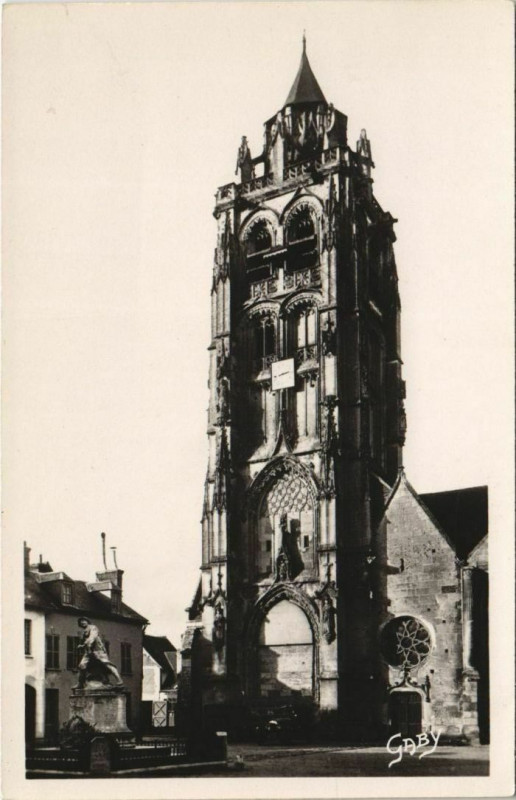 Carte postale ancienne Rugles Tour Saint-Germain à Rugles