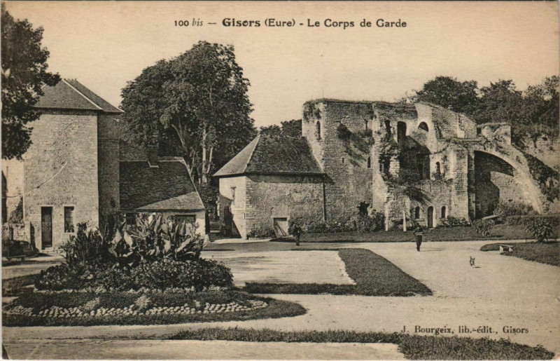 Carte postale ancienne Gisors Le Corps de Garde à Gisors