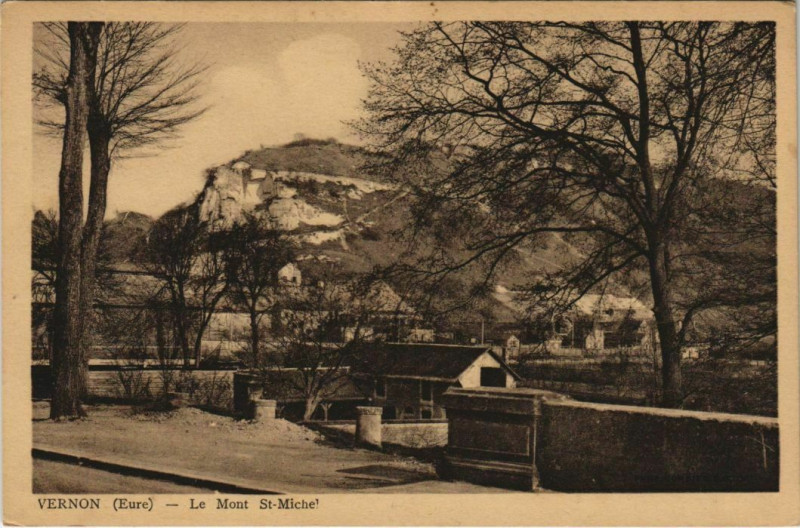 Carte postale ancienne Vernon Le Mont Saint-Michel à Vernon