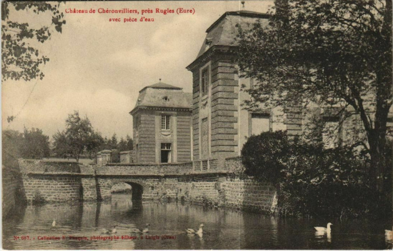 Carte postale ancienne Cheronvilliers Chateau