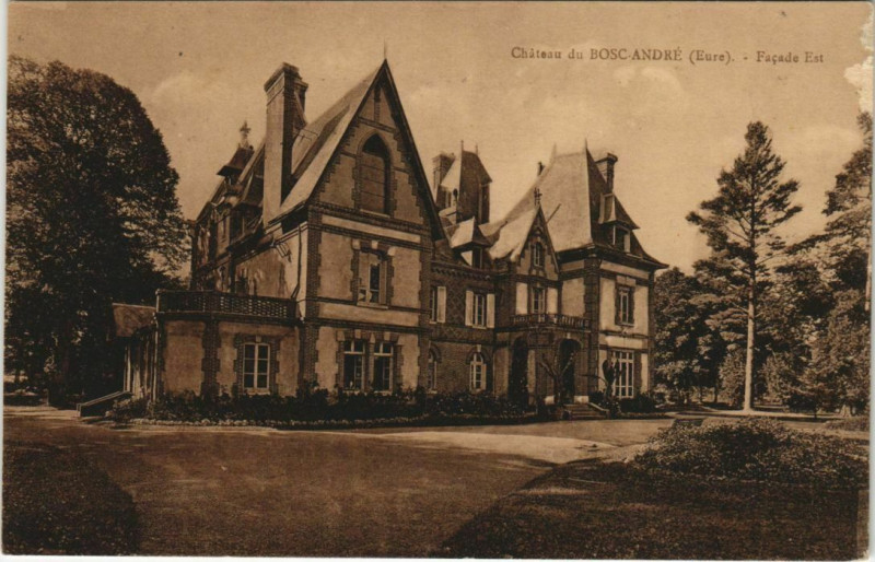 Carte postale ancienne Chateau de Bosc-Andre - Facade Est