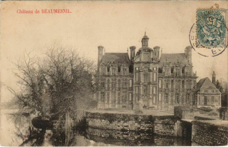 Carte postale ancienne Beaumesnil Chateau de Beaumesnil