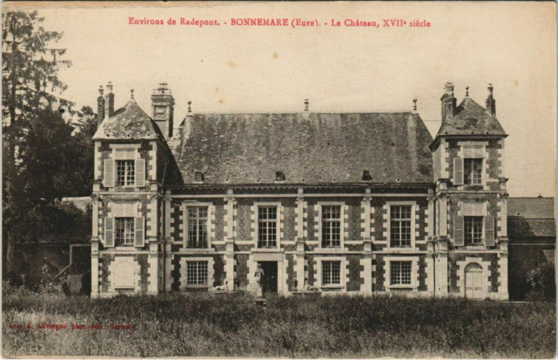 Carte postale ancienne Bennomare Le Chateau - Environs de Radepont à Radepont
