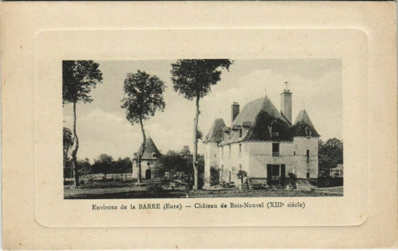 Carte postale ancienne La Haye-Saint-Sylvestre Chateau de Bois-Nouvel à La Haye-Saint-Sylvestre