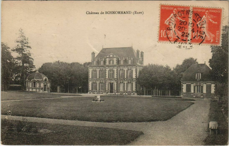 Carte postale ancienne Bosnormand Chateau de Bosnormand