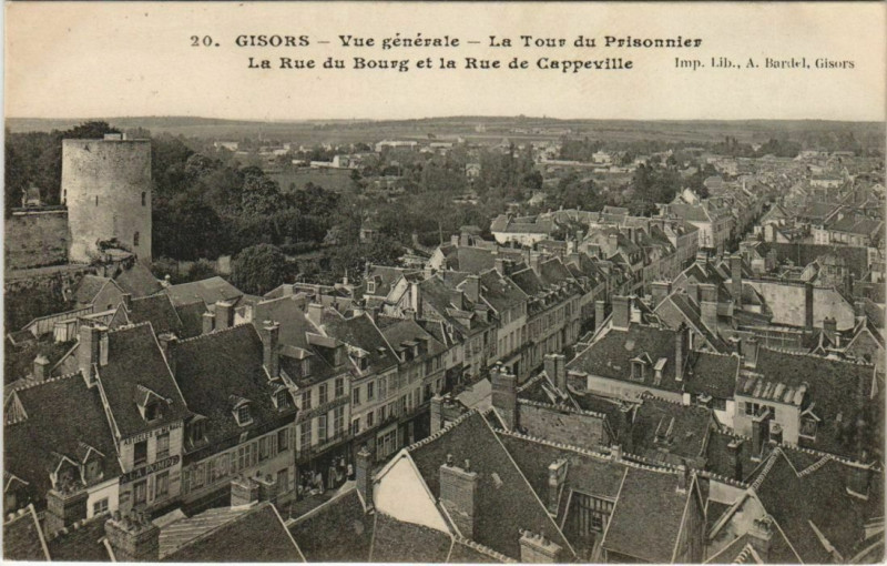 Carte postale ancienne Gisors Vue Generale à Gisors