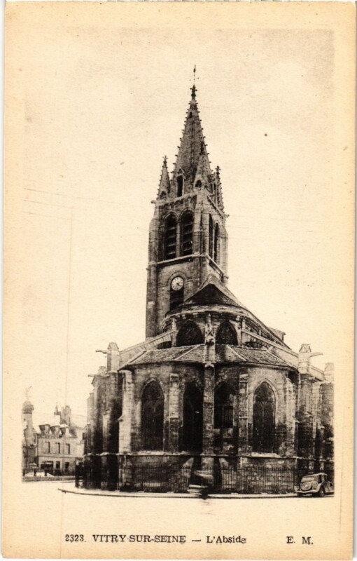 Carte postale ancienne Vitry s Seine L'Abside France
