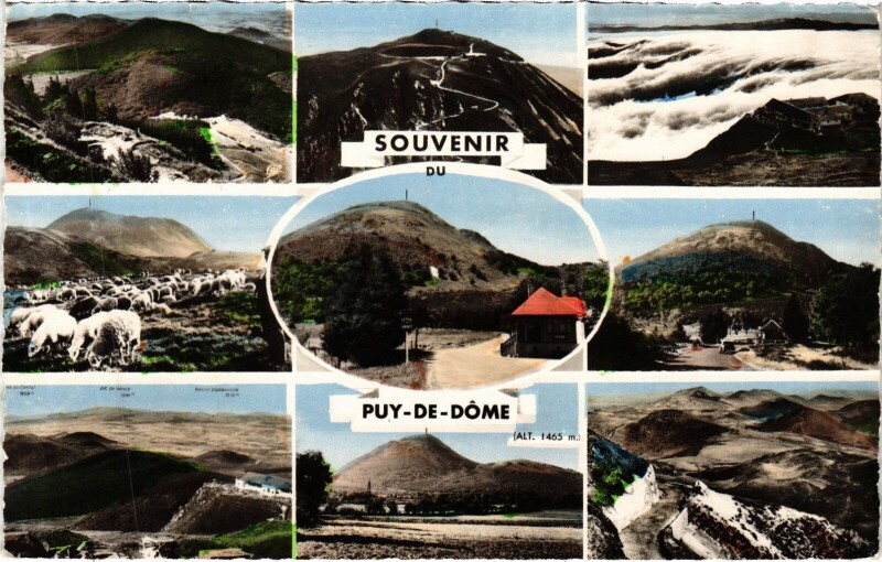 Carte postale ancienne Le Puy de Dome - Scenes