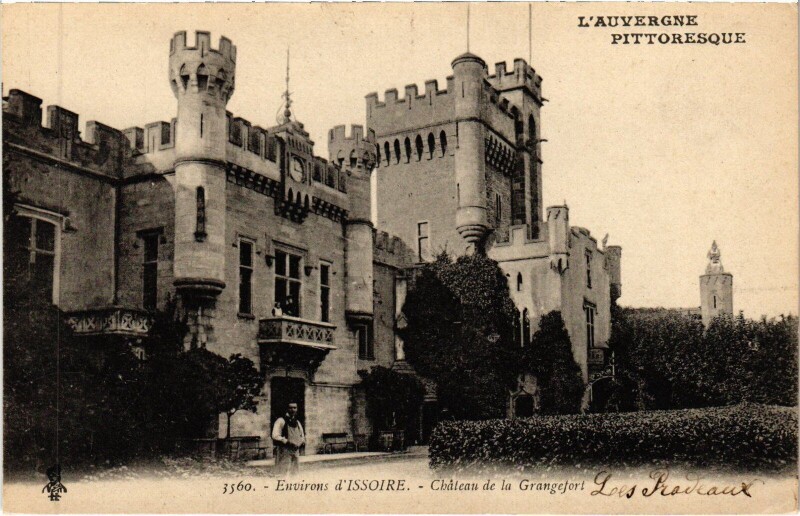 Carte postale ancienne Issoire Environs - Chateau de la Grangefort à Issoire