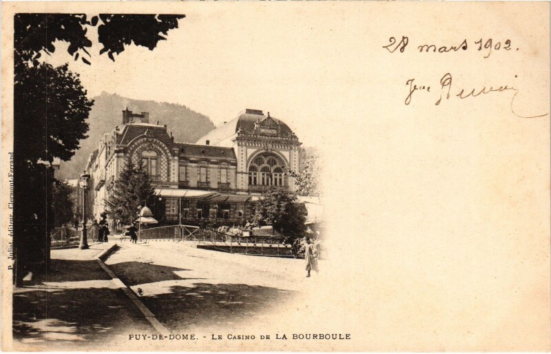 Carte postale ancienne La Bourboule Le Casino à La Bourboule