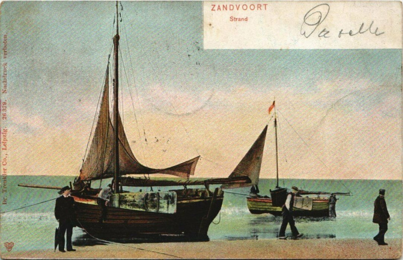 Carte postale ancienne Zandvoort Ships