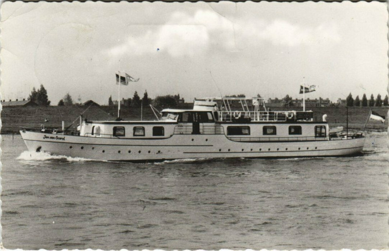 Carte postale ancienne Vakantieschip Jan Van Scorel Ships