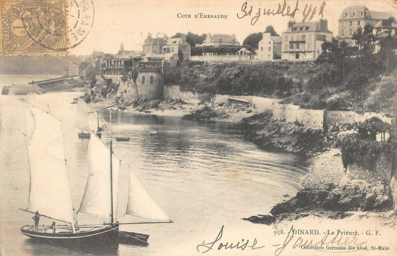 Carte postale ancienne Dinard Le Prieure à Dinard