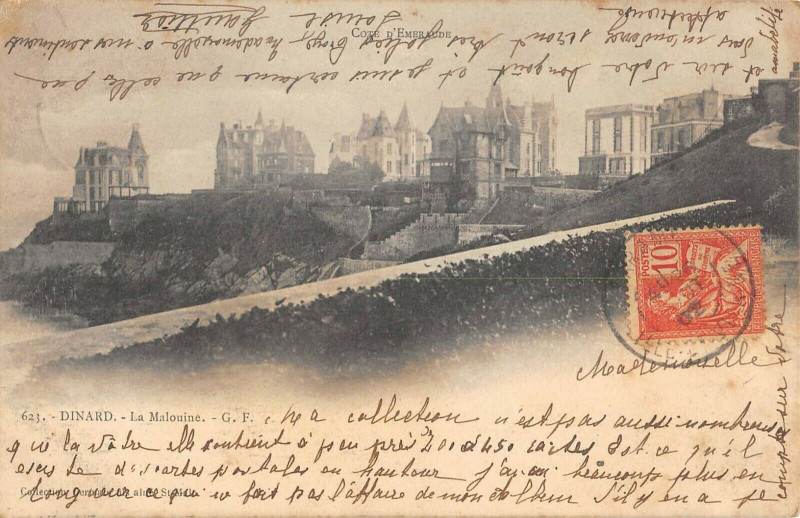 Carte postale ancienne Dinard La Malouine à Dinard