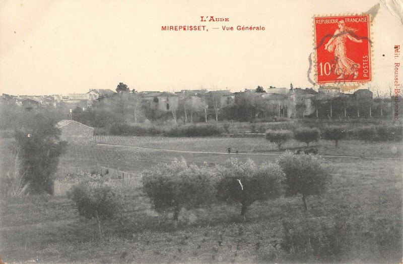 Carte postale ancienne Mirepeisset Vue Generale à Mirepeisset