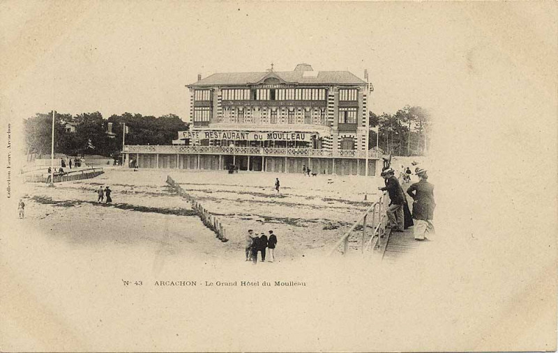 Carte postale ancienne Arcachon - Hôtel de Moulleau 8