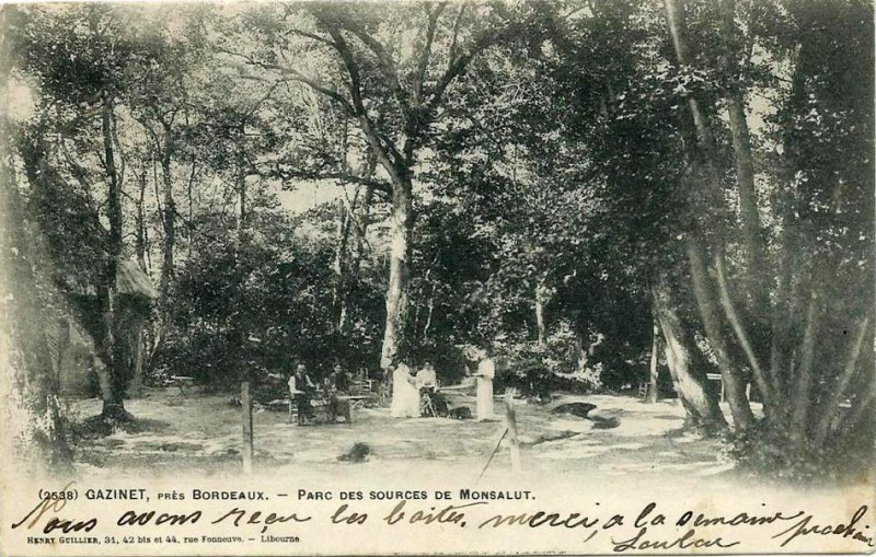 Carte postale ancienne Gazinet - Parc de Monsalut 3
