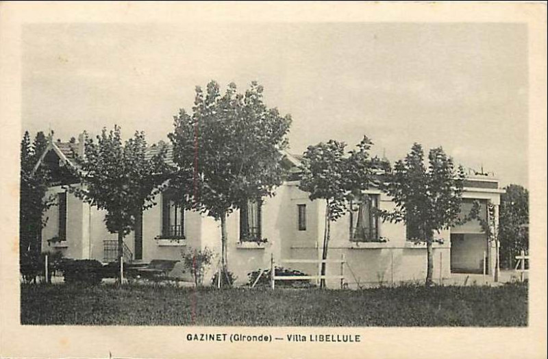 Carte postale ancienne Gazinet - Villa Libéllule 3