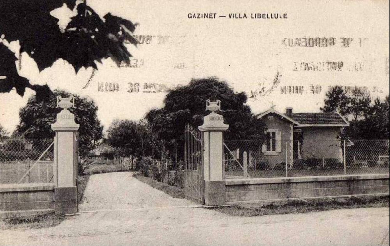 Carte postale ancienne Gazinet - Villa Libéllule 1