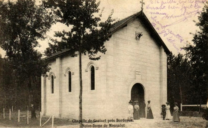 Carte postale ancienne Gazinet - Chapelle de Monsalut 4