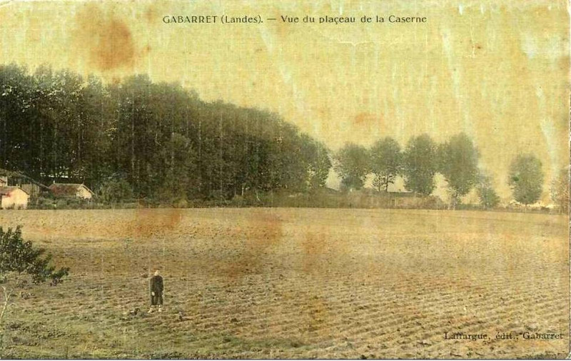 Carte postale ancienne Gabarret (Landes) - Le Plaçeau 2