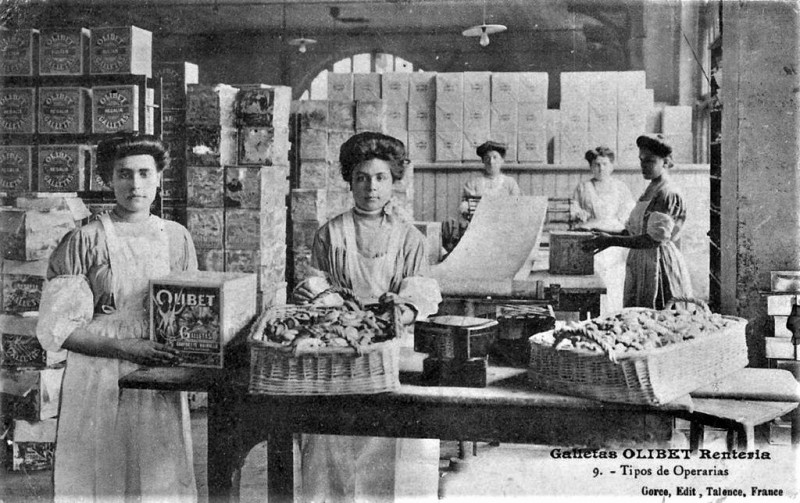 Carte postale ancienne Talence - Biscuits Olibet 10