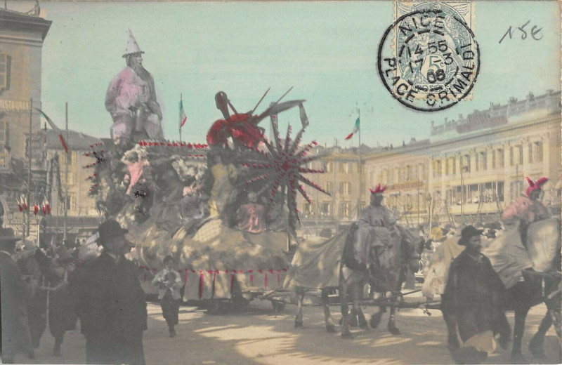 Carte postale ancienne Carnaval De Nice Carte Photo N°47 à Nice