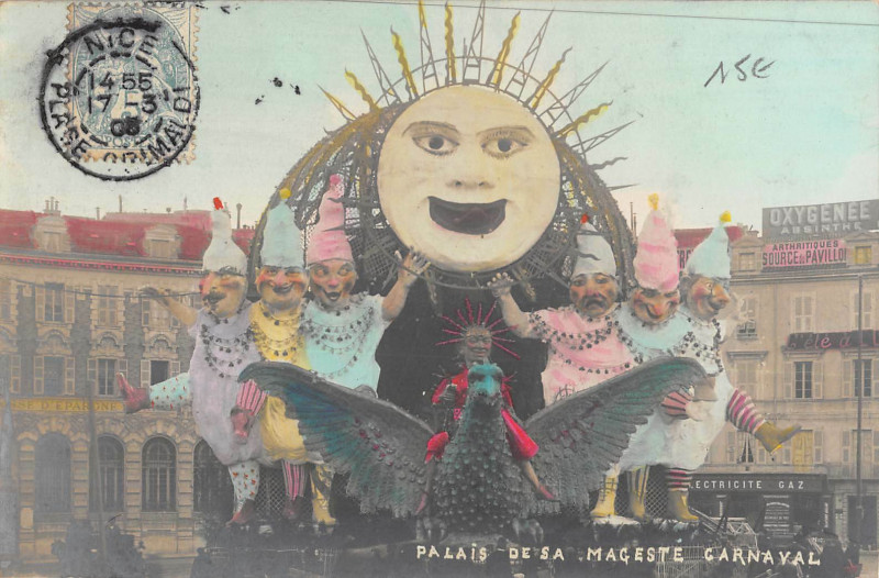 Carte postale ancienne Carnaval De Nice Carte Photo N°46 à Nice