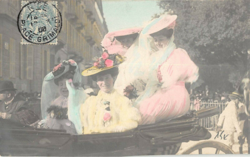 Carte postale ancienne Carnaval De Nice Carte Photo N°44 à Nice